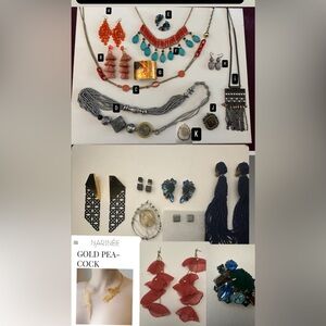Assorted costume jewelry